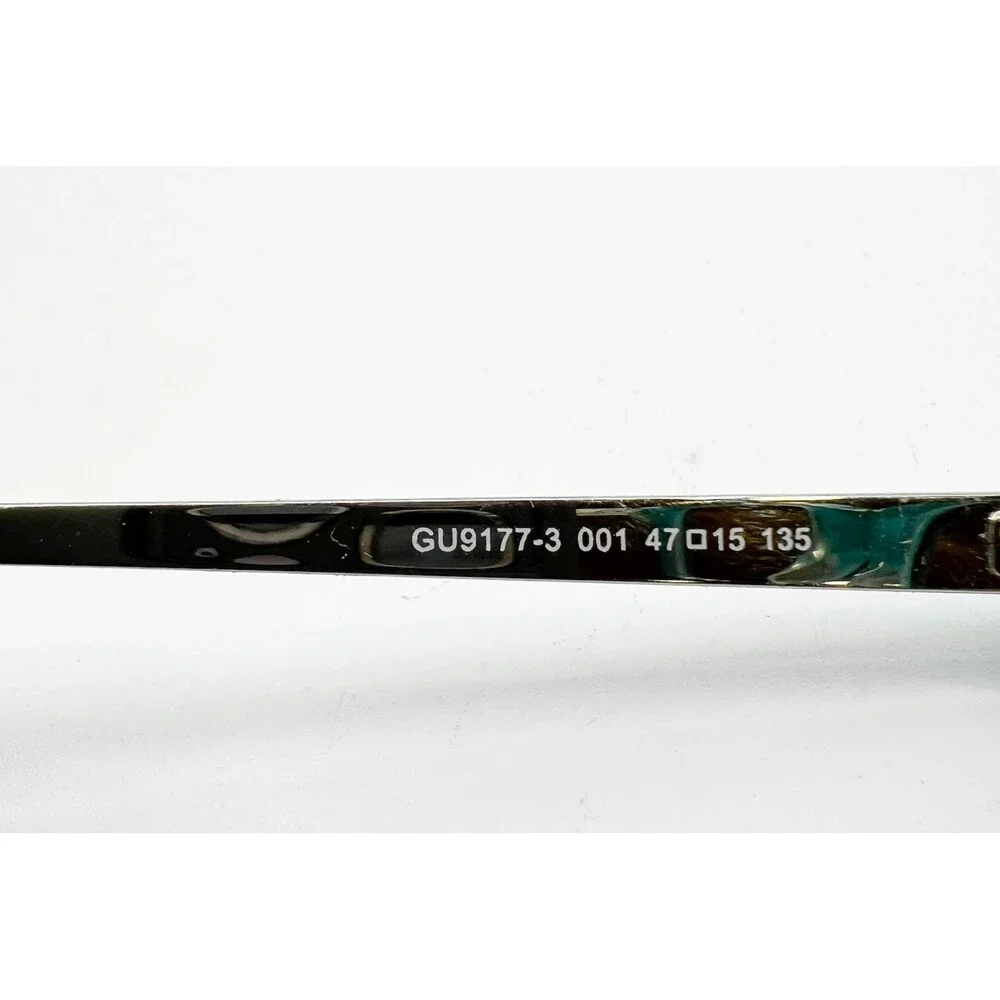Guess Eyeglasses Kids Black Teal GU9177-3 001 47-15-135 Cat Eye Frame 47mm